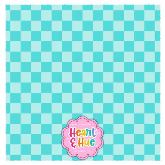 Blue Checkerboard Seamless