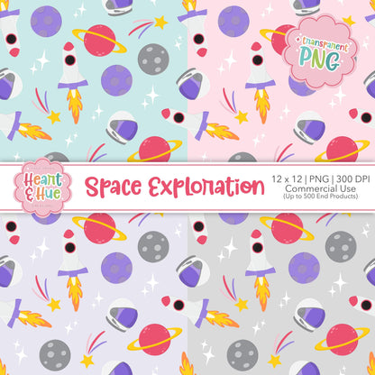 Space Exploration (Pink)