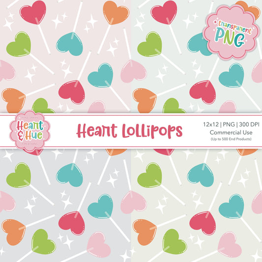 Heart Lollipops